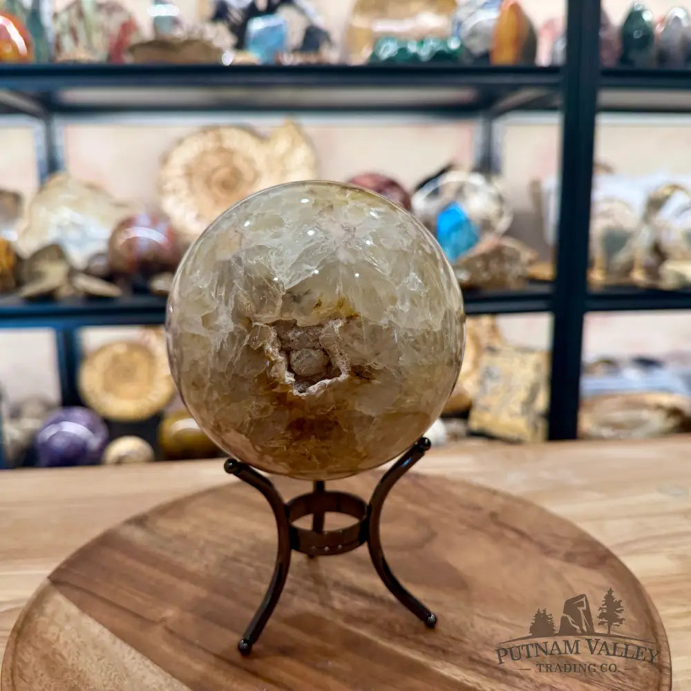 Flower Agate Sphere 4.75’’ - Sphere