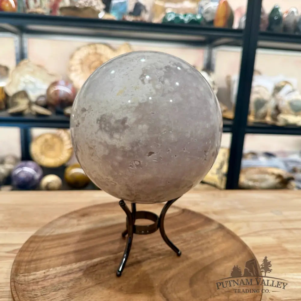 Flower Agate Sphere 6.31’’ - Sphere