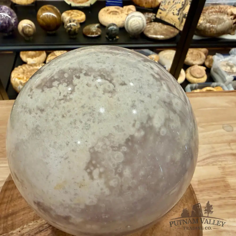 Flower Agate Sphere 6.31’’ - Sphere