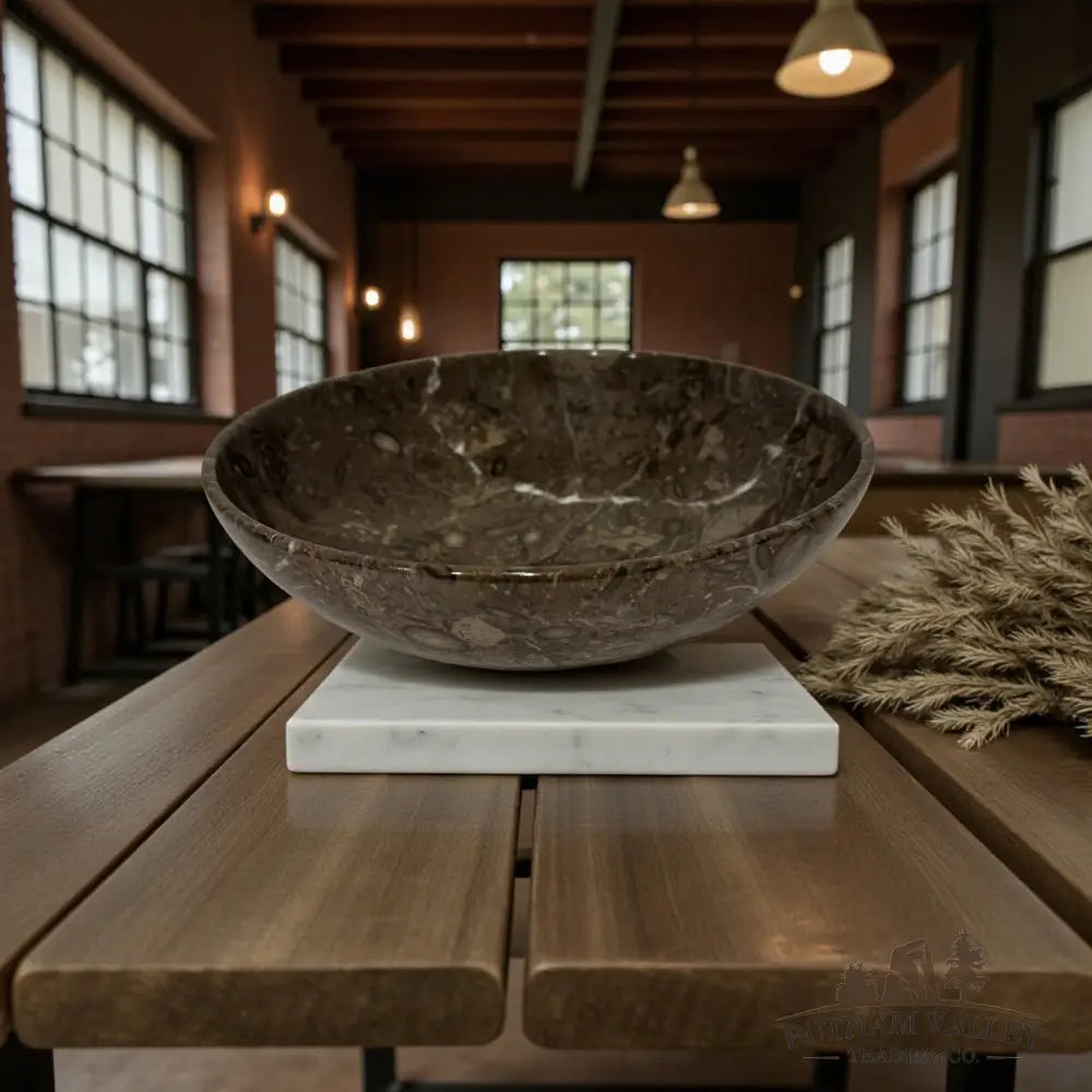 Fossil Marble Bowl 10’’ Fossil Bowl
