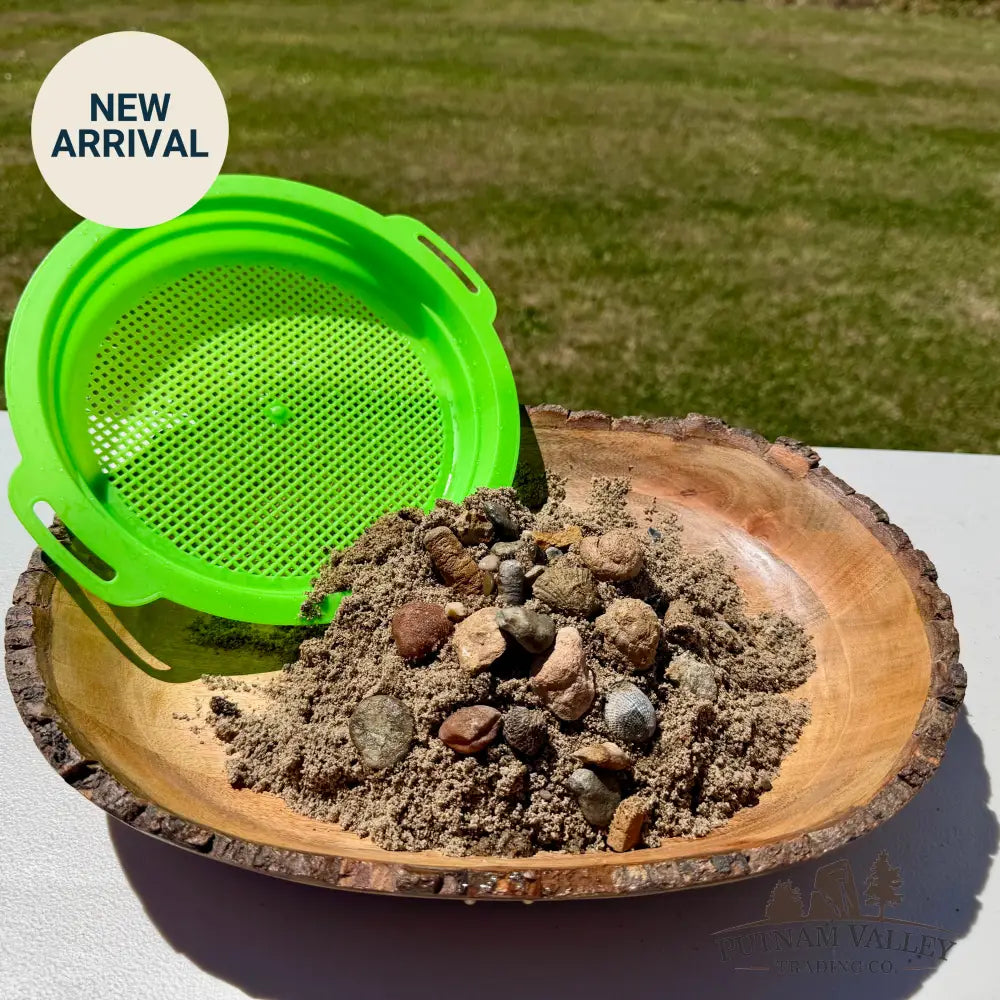 Fossil Treasure Sand Bag + Sifter - Treasure Bag
