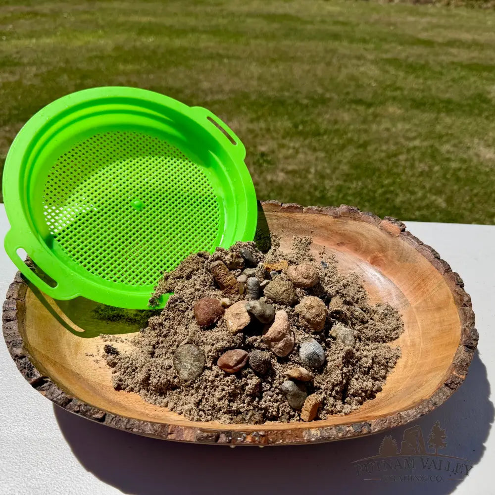 Fossil Treasure Sand Bag + Sifter - Treasure Bag