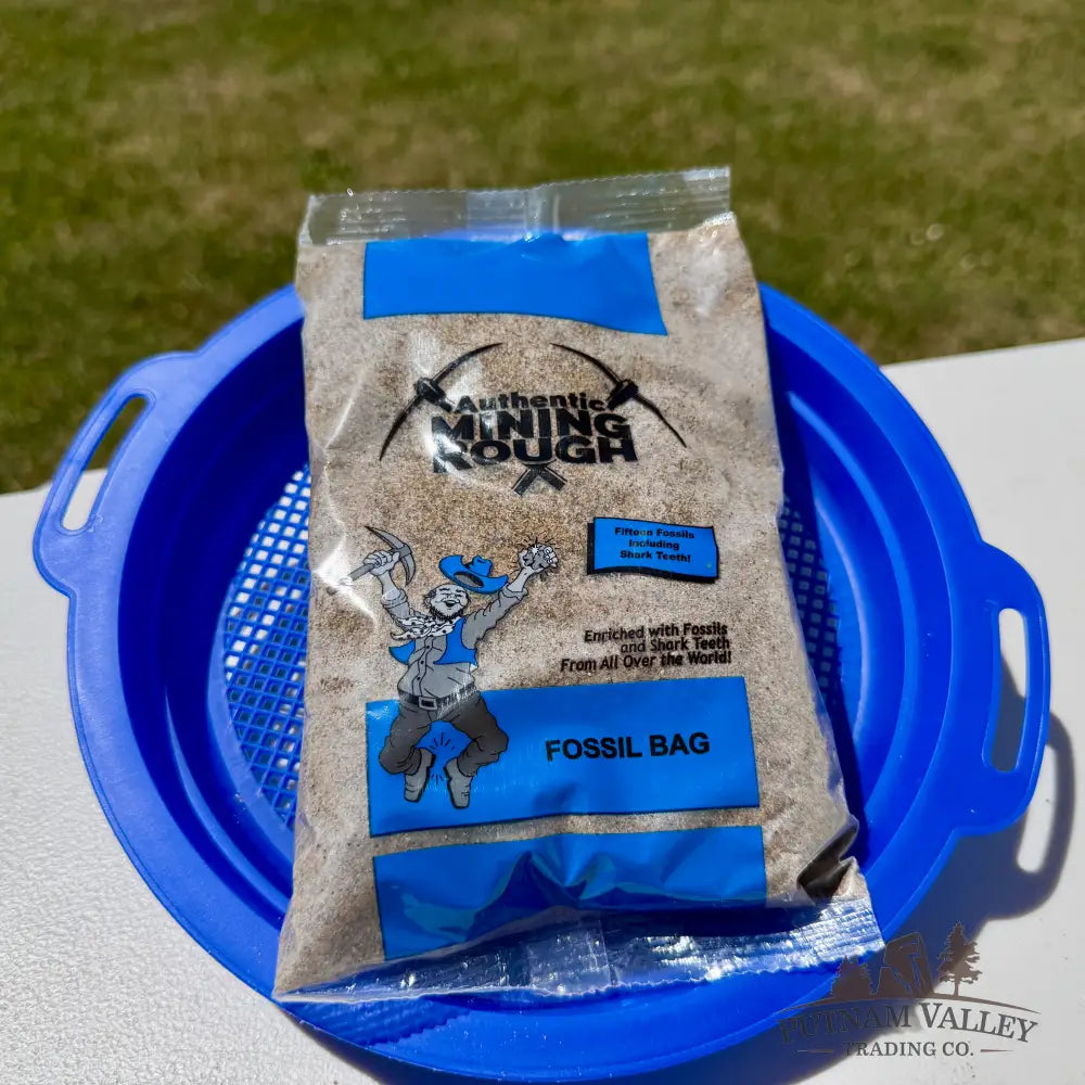 Fossil Treasure Sand Bag + Sifter - Treasure Bag