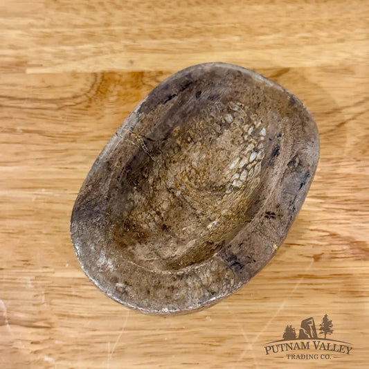 Fossilized Dinosaur Bone Bowl 3.8’’ - Fossil Bowl