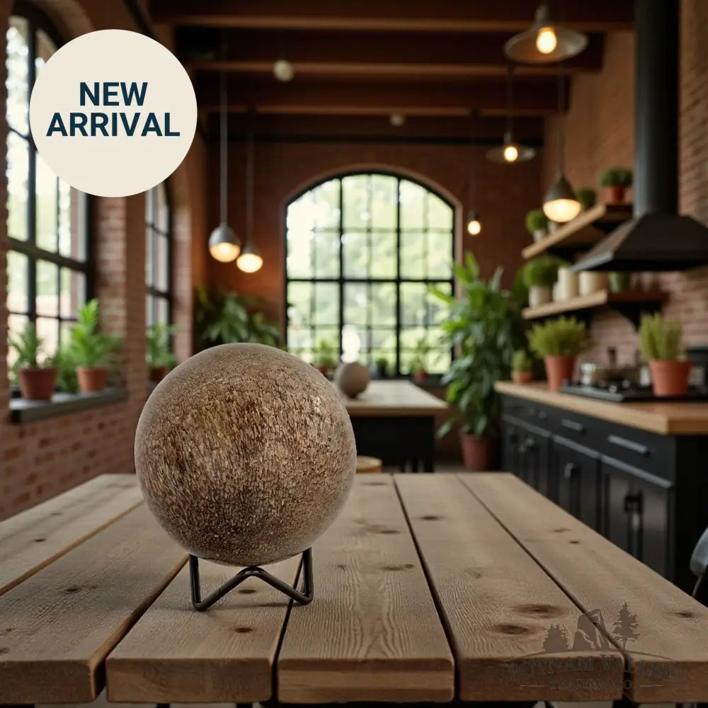 Fossilized Dinosaur Bone Sphere 3.7’’ Fossil Sphere