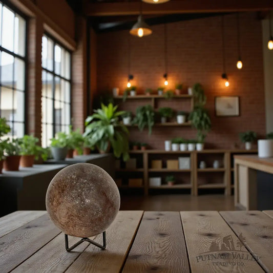 Fossilized Dinosaur Bone Sphere 3.7’’ Fossil Sphere