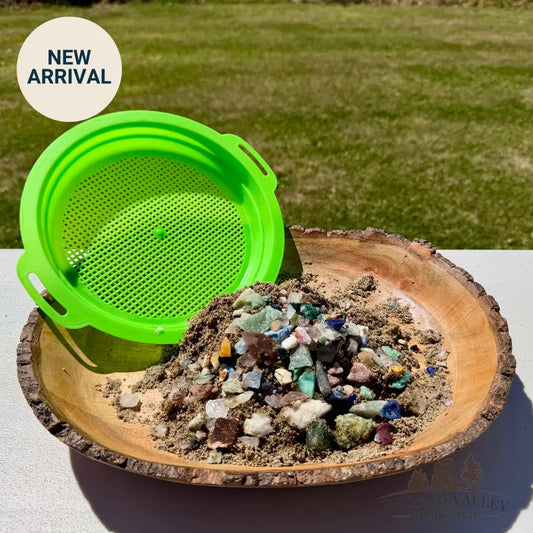 Gemstone Treasure Sand Bag + Sifter - Treasure Bag