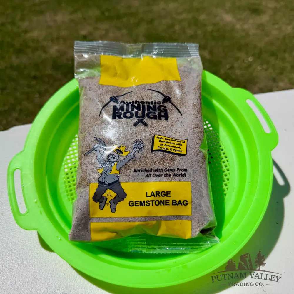 Gemstone Treasure Sand Bag + Sifter - Treasure Bag