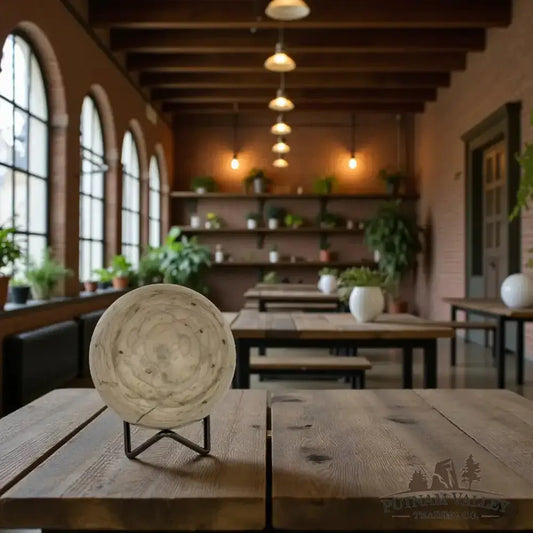 Genuine Fossilized Dinosaur Bone Sphere 3.45" - Putnam Valley Trading Co.