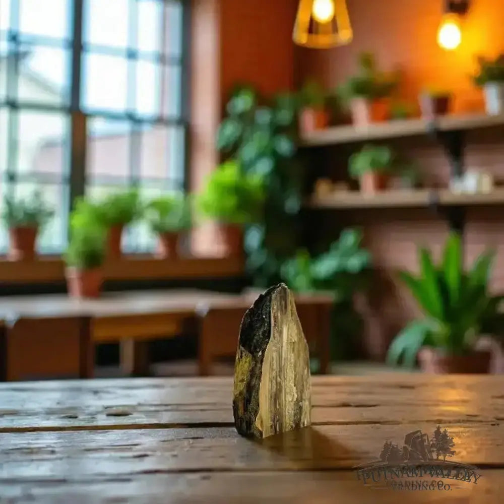 Genuine Petrified Wood Table Accent - Sculpture