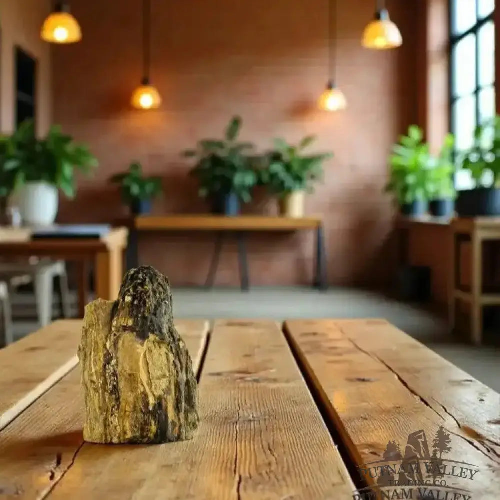 Genuine Petrified Wood Table Accent - Sculpture