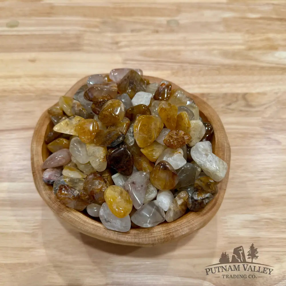 Tumbled Golden Healer Quartz (½ lb) - Tumbled Stone