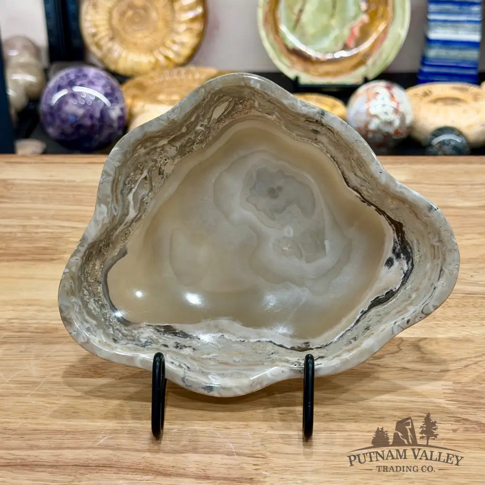 Gray Mexican Onyx Bowl 8’’ - Bowl