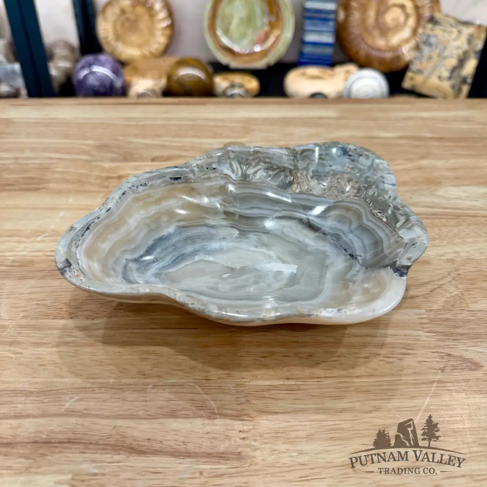 Gray Mexican Onyx Bowl 8.2’’ - Bowl