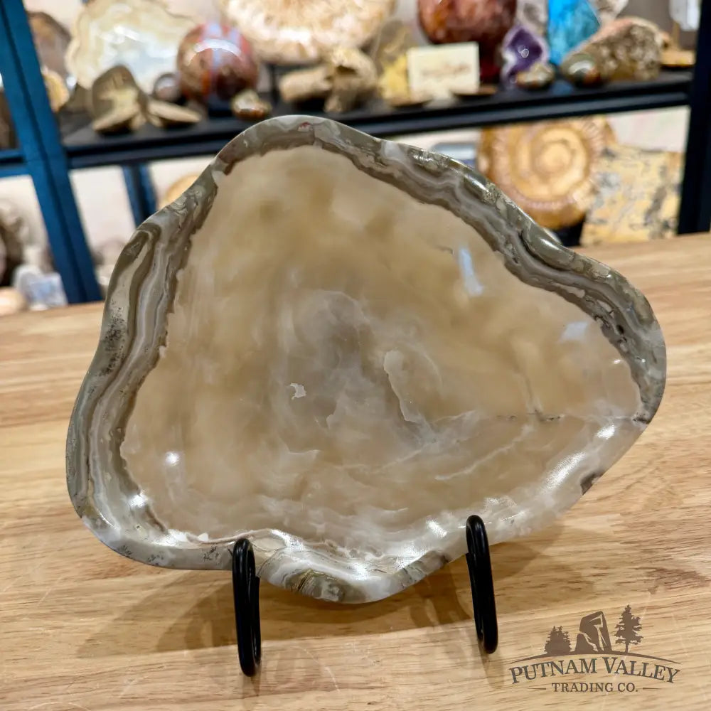 Gray Mexican Onyx Bowl 8’’ - Bowl