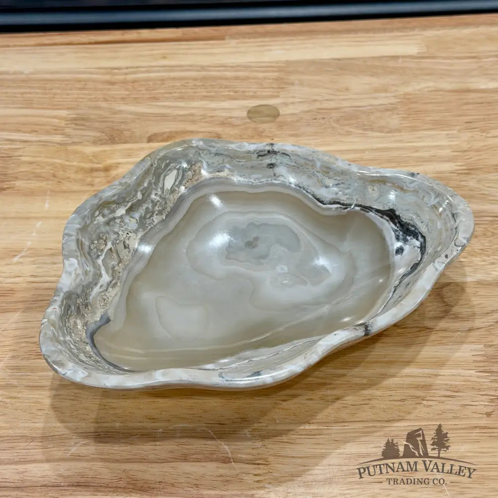 Gray Mexican Onyx Bowl 8’’ - Bowl
