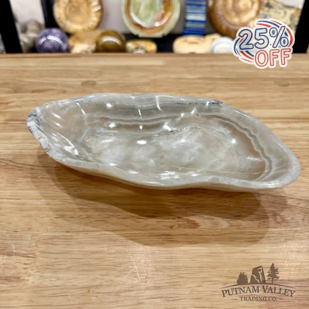 Gray Mexican Onyx Bowl 8.8’’ - Bowl