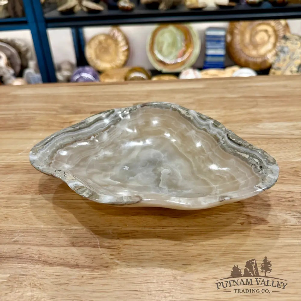 Gray Mexican Onyx Bowl 8’’ - Bowl
