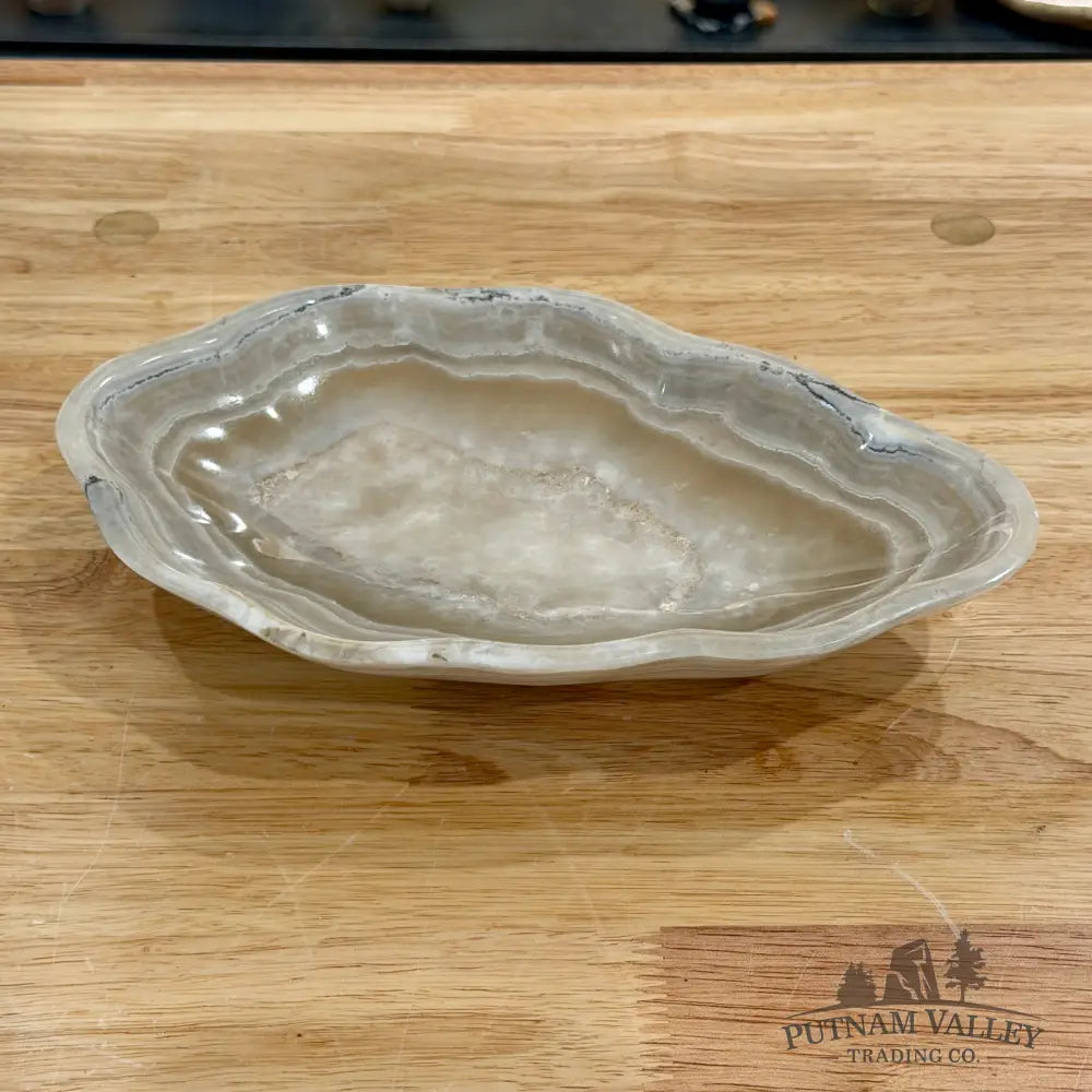 Gray Mexican Onyx Bowl 9.25’’ - Bowl