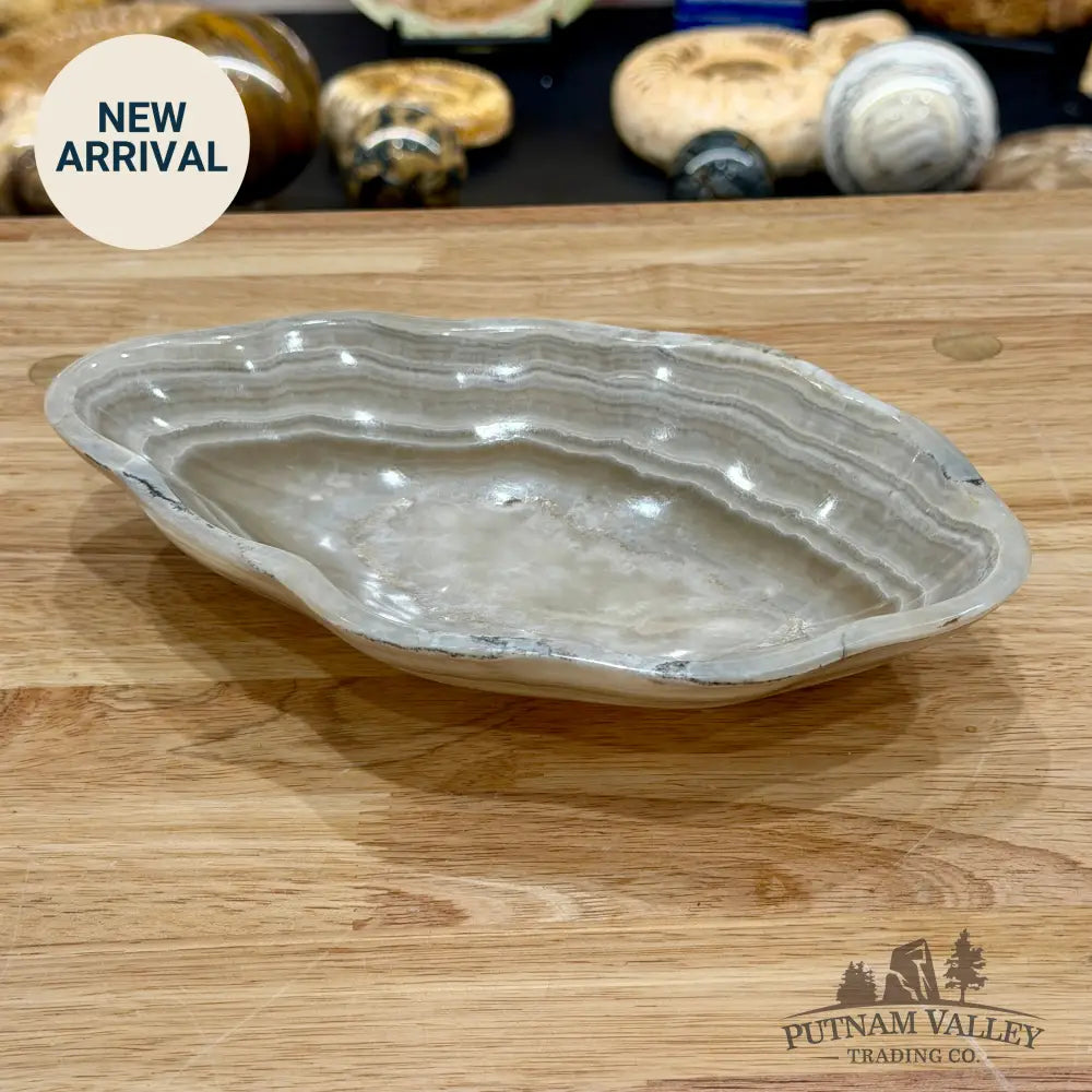 Gray Mexican Onyx Bowl 9.25’’ - Bowl
