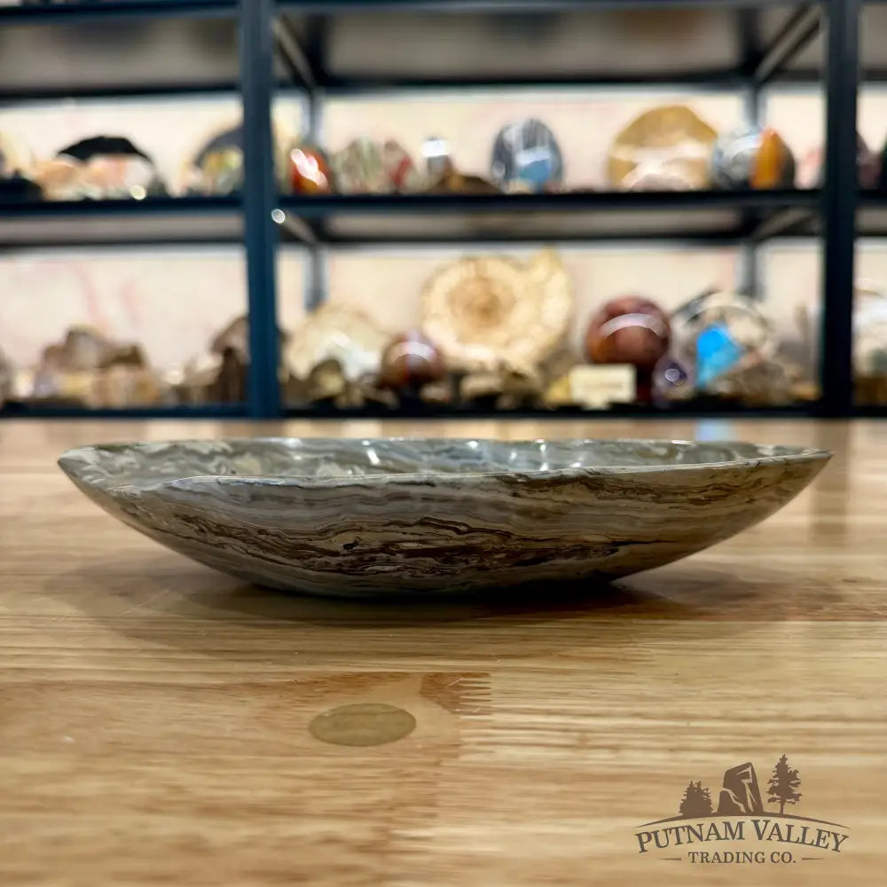 Gray Mexican Onyx Bowl 9.25’’ - Bowl