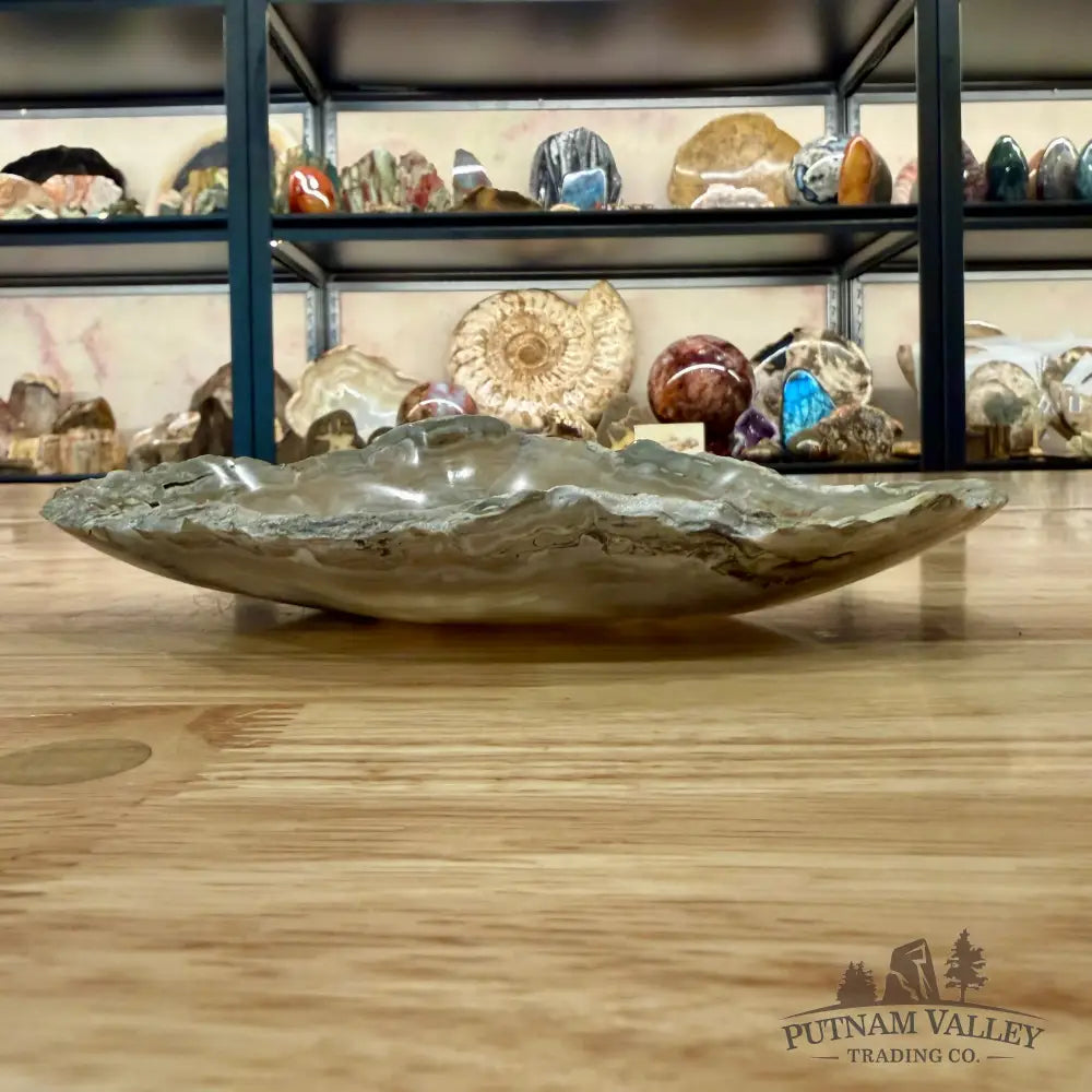 Gray Mexican Onyx Rustic Bowl 8.2’’ - Bowl