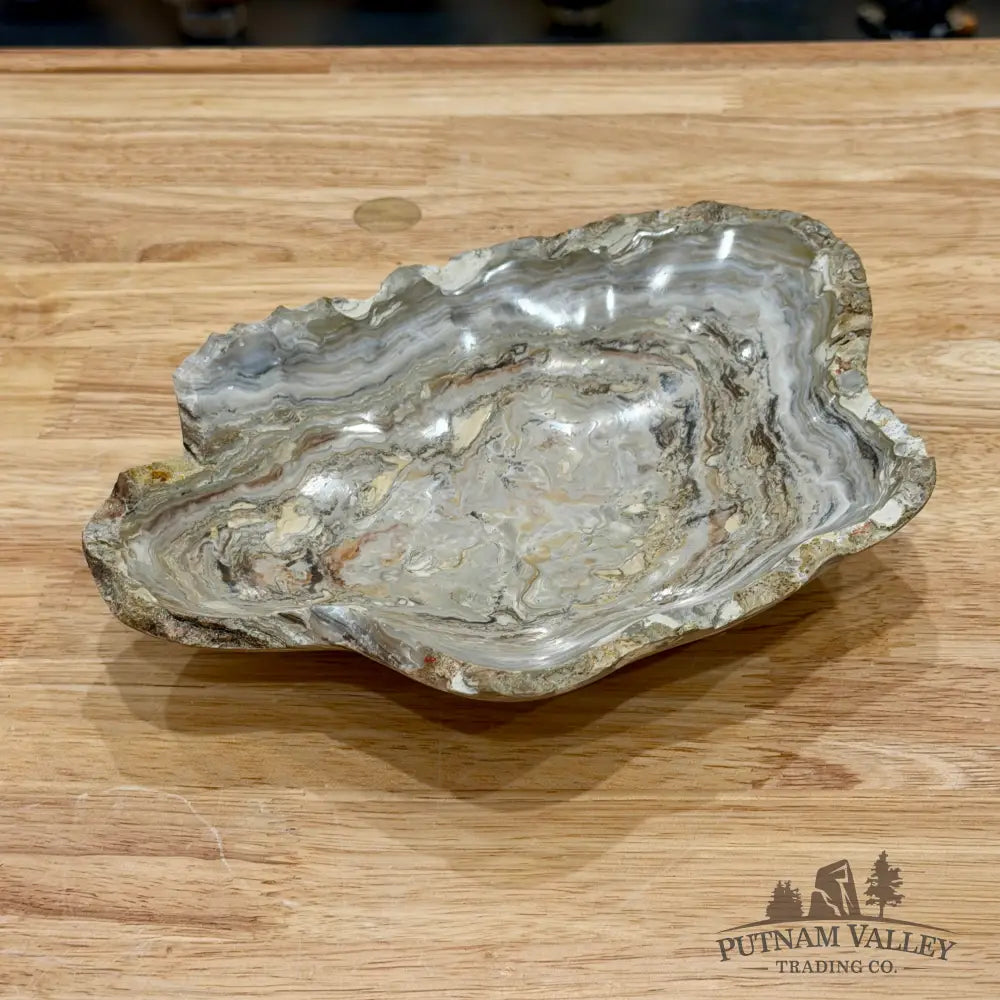 Gray Mexican Onyx Rustic Bowl 8’’ - Bowl