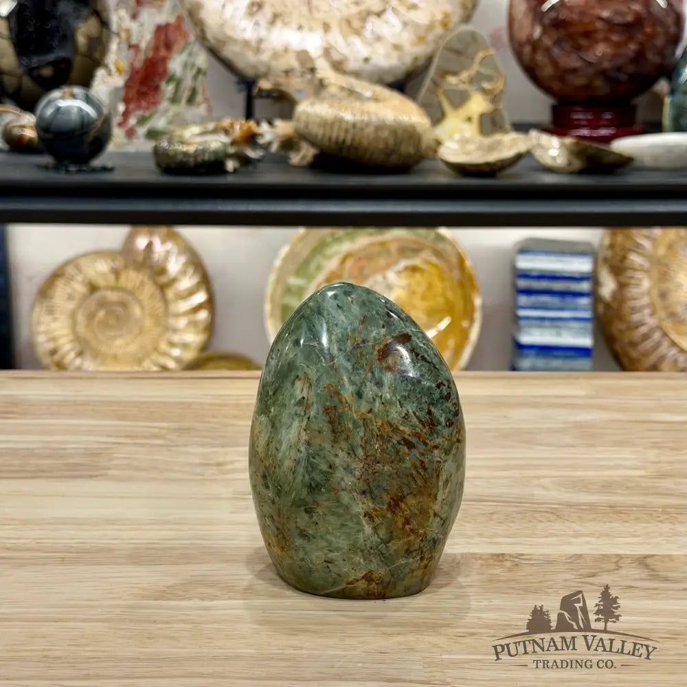 Green Chrysoprase Table Accent 4.34’’ - Free Standing Accent
