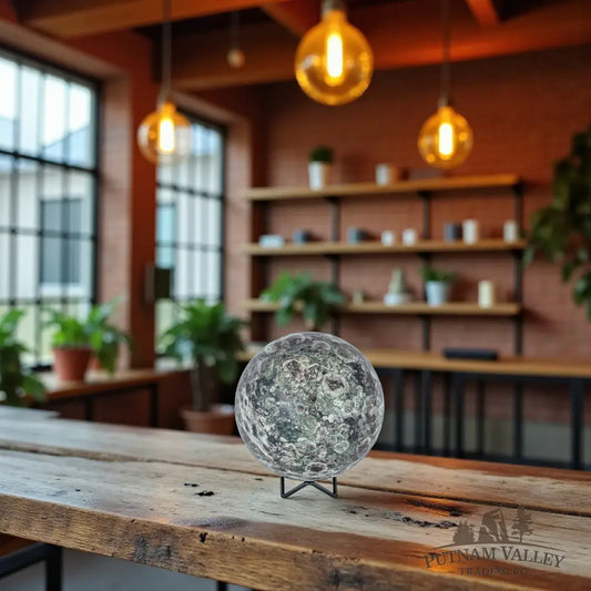 Green Flower Jasper Sphere Sphere