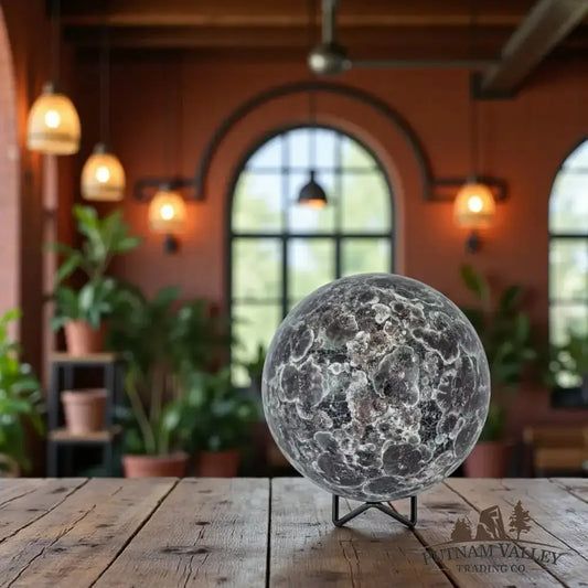 Green Flower Jasper Sphere 5.4" - Putnam Valley Trading Co.