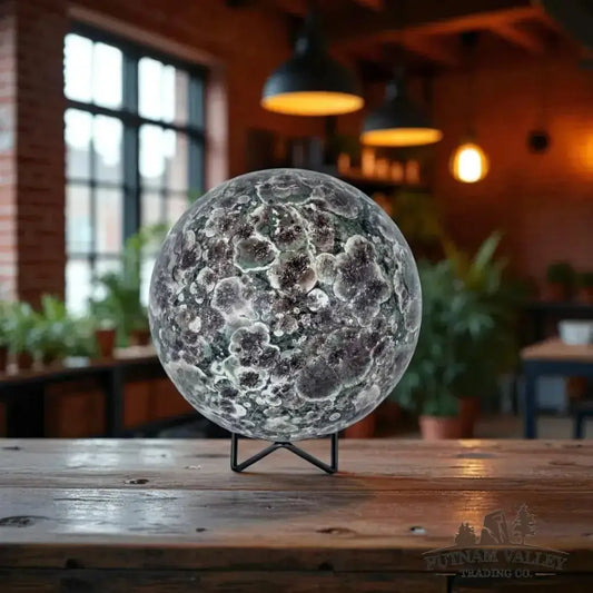 Green Flower Jasper Sphere 6" - Putnam Valley Trading Co.