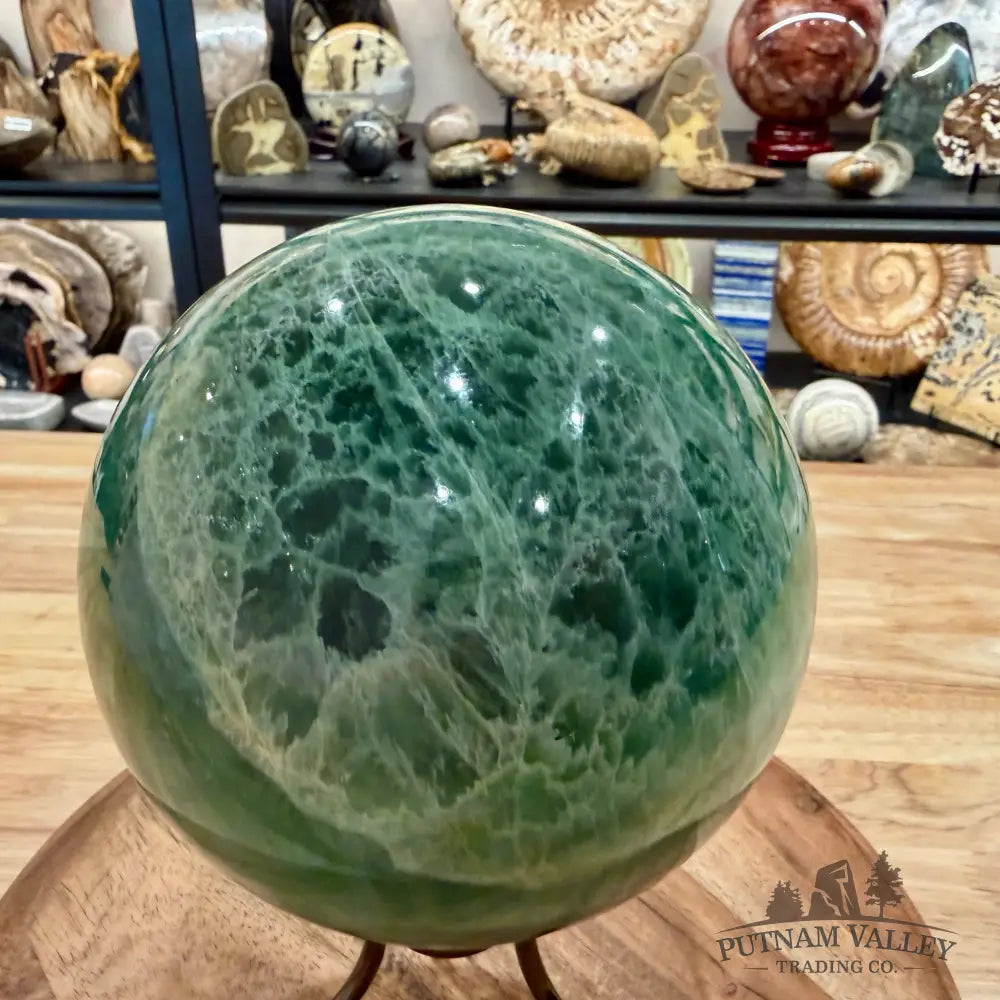 Green Fluorite Sphere 5.74’’ - Sphere