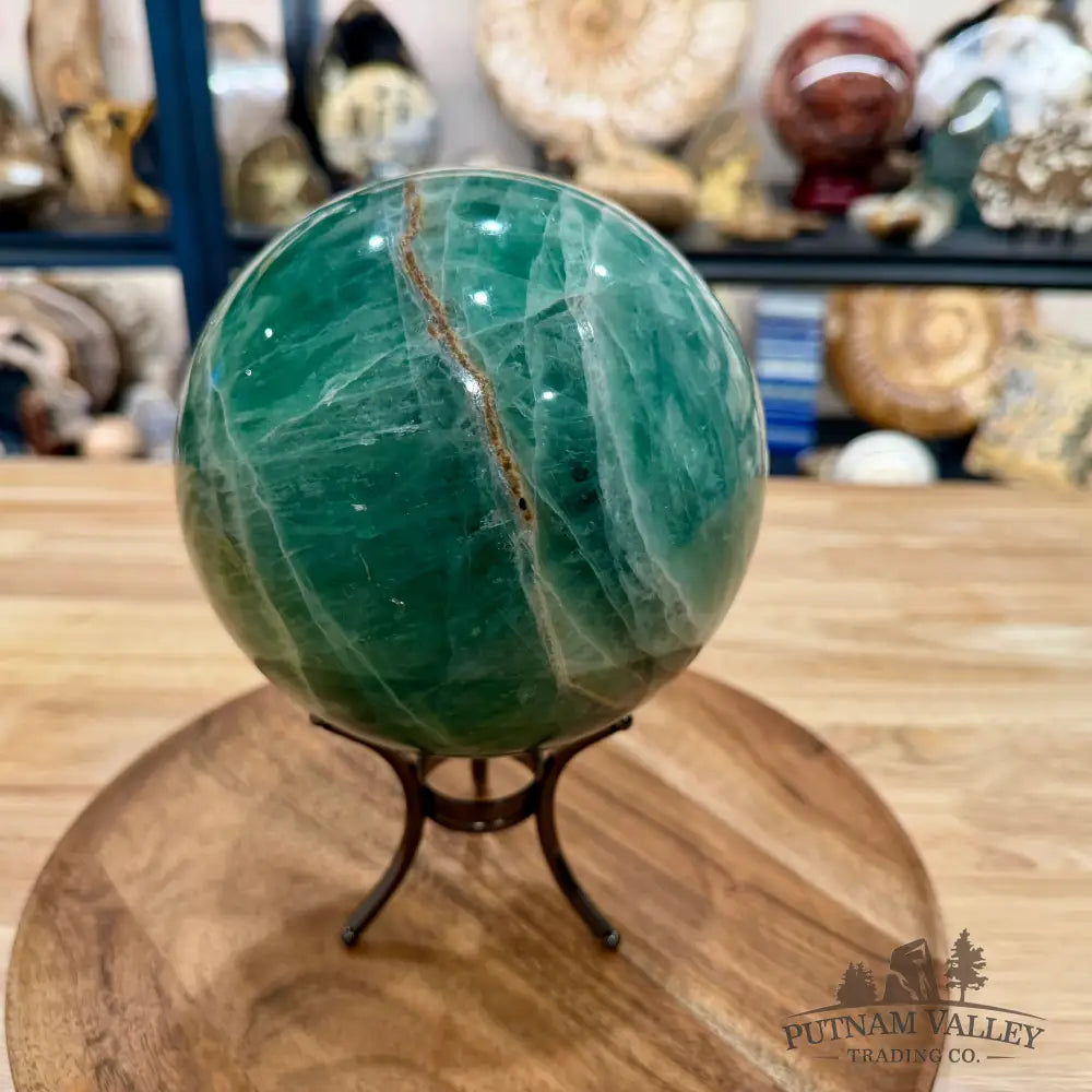 Green Fluorite Sphere 5.74’’ - Sphere