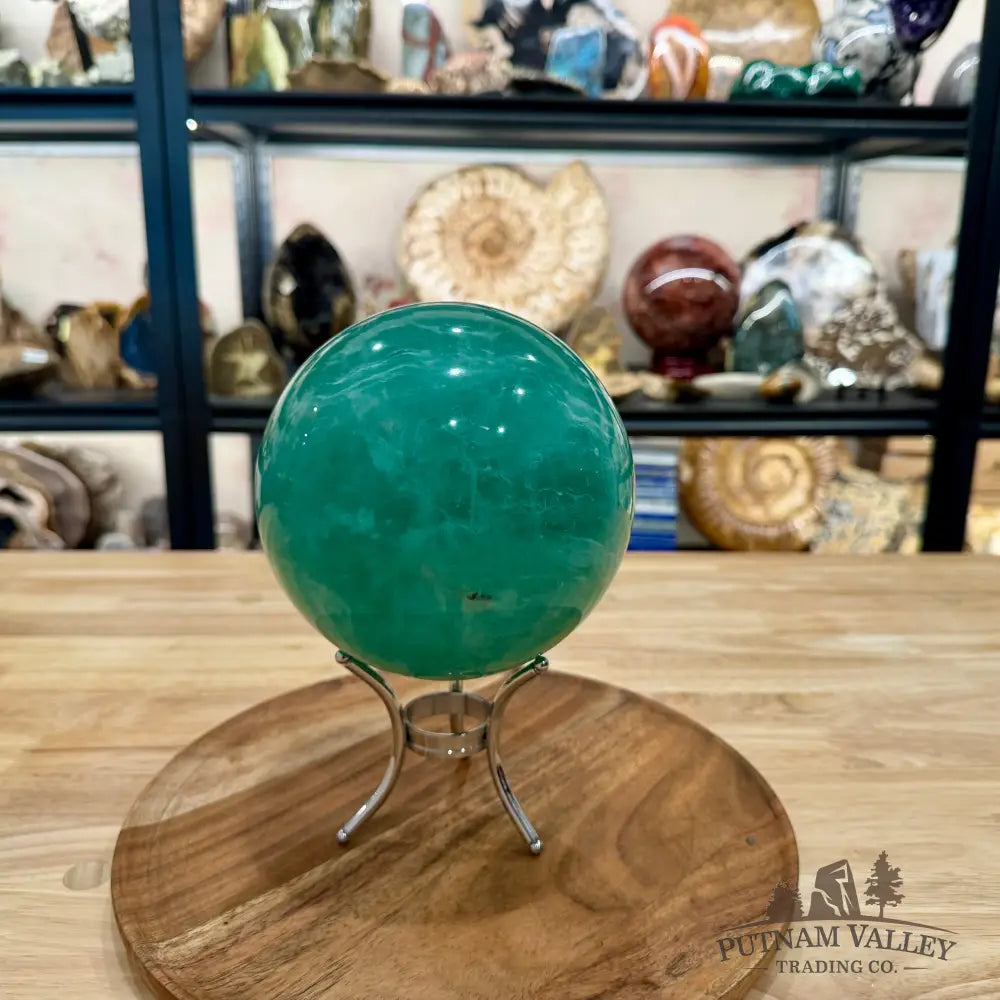 Green Fluorite Sphere 5.79’’ - Sphere