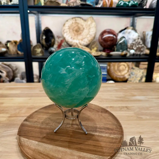 Green Fluorite Sphere 5.79’’ - Sphere