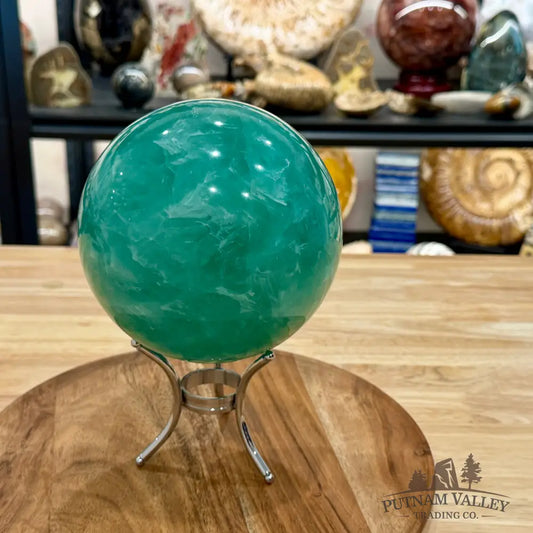 Green Fluorite Sphere 5.79’’ - Sphere