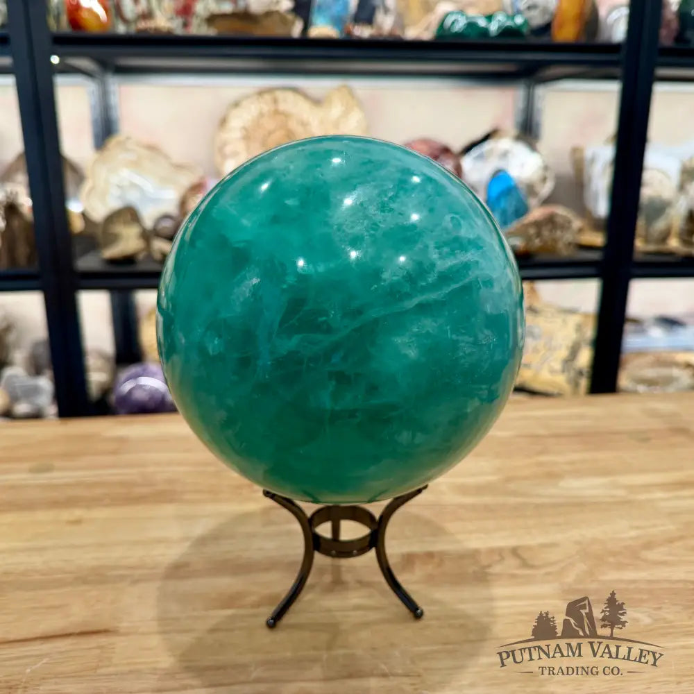 Green Fluorite Sphere 7.02’’ - Sphere