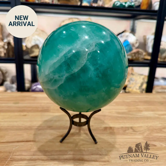 Green Fluorite Sphere 7.02’’ - Sphere