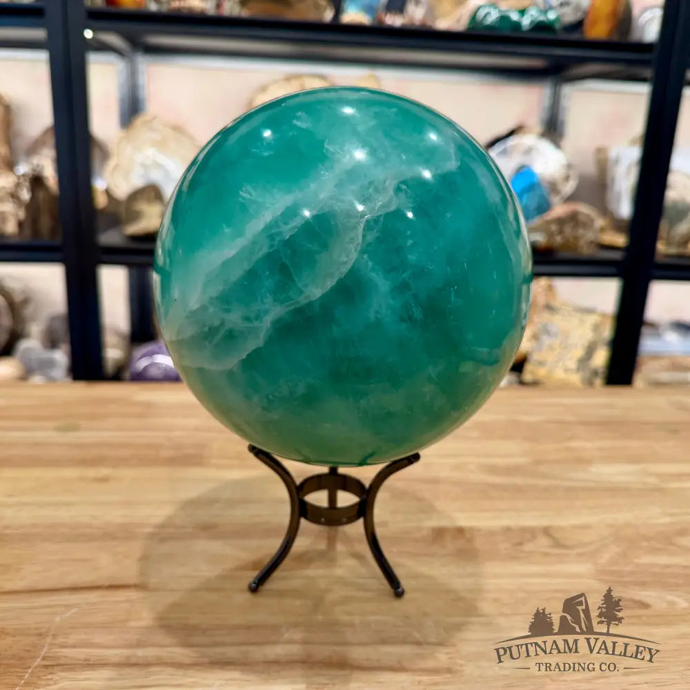 Green Fluorite Sphere 7.02’’ - Sphere