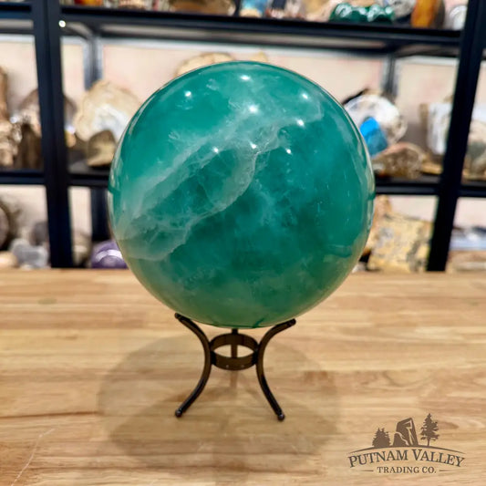 Green Fluorite Sphere 7.02’’ - Sphere