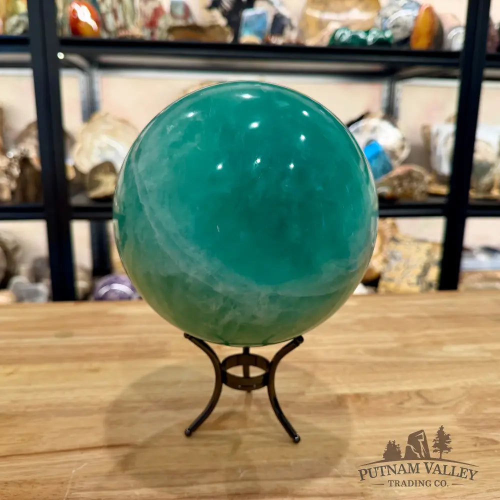Green Fluorite Sphere 7.02’’ - Sphere
