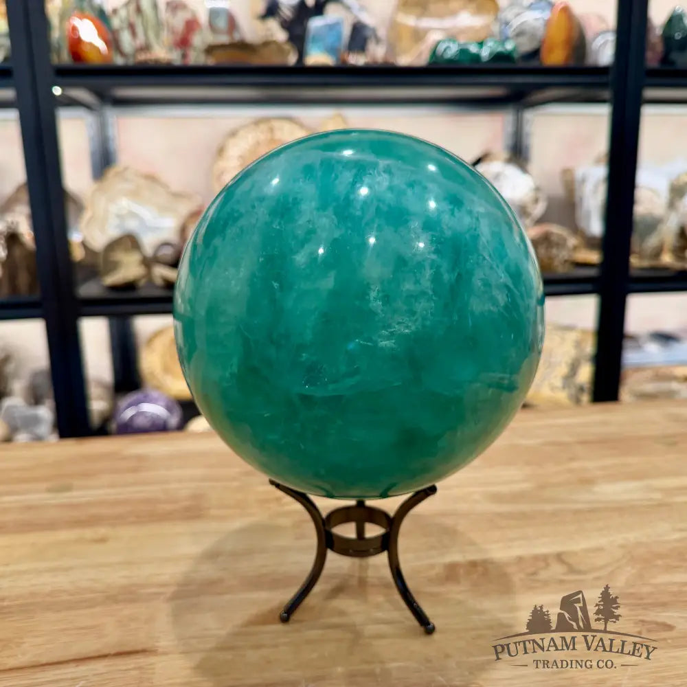Green Fluorite Sphere 7.02’’ - Sphere