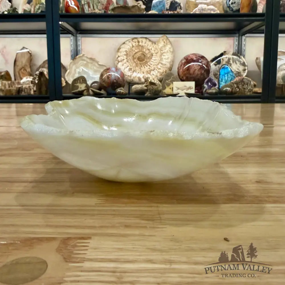 Green Mexican Onyx Bowl 8’’ - Bowl