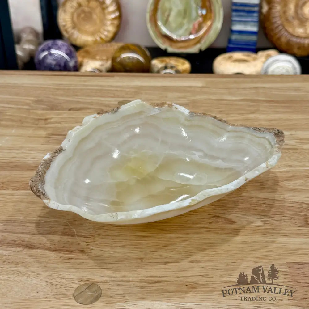Green Mexican Onyx Bowl 8.75’’ - Bowl
