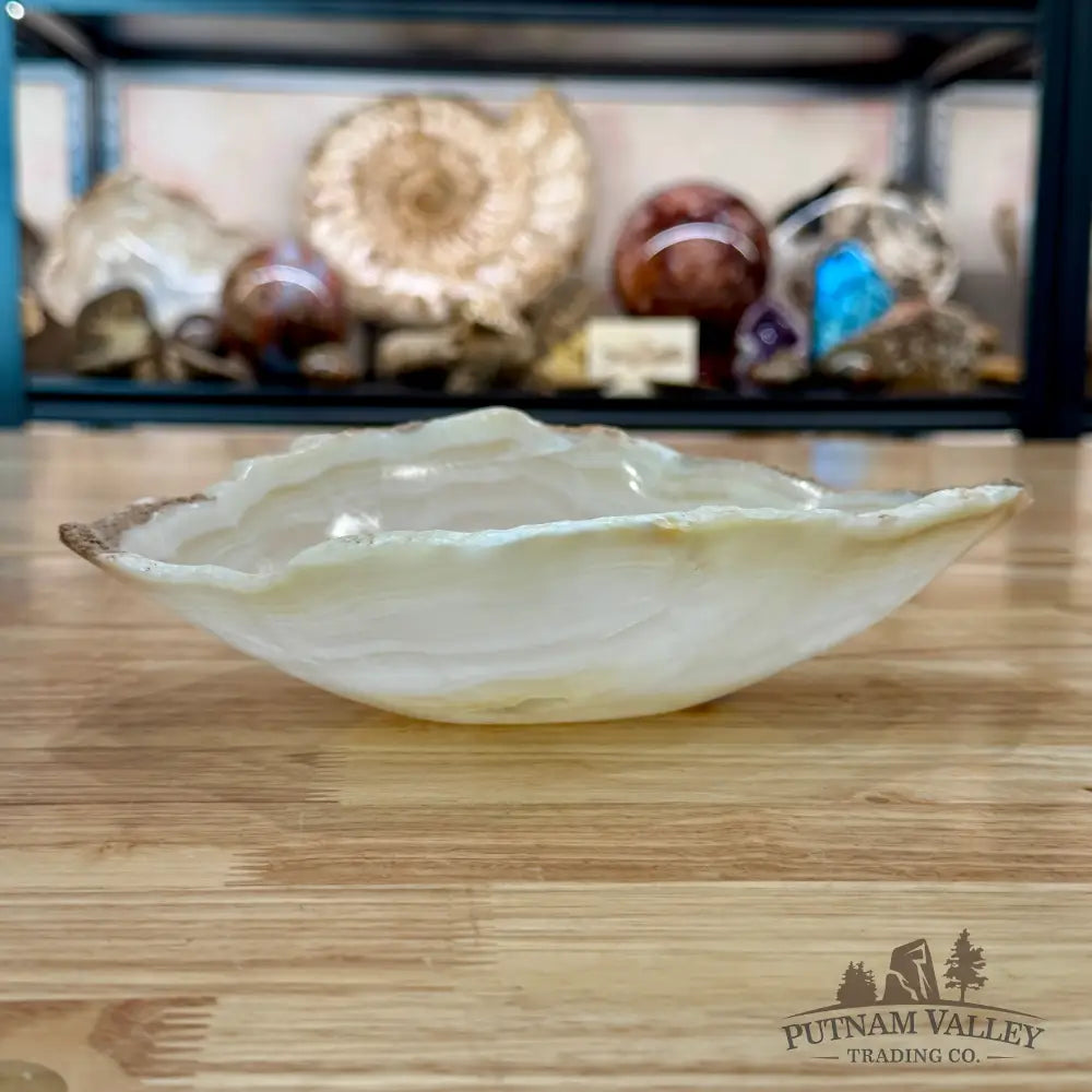 Green Mexican Onyx Bowl 8.75’’ - Bowl