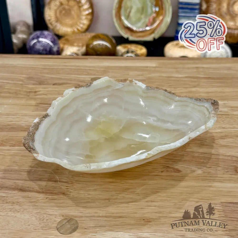 Green Mexican Onyx Bowl 8.75’’ - Bowl