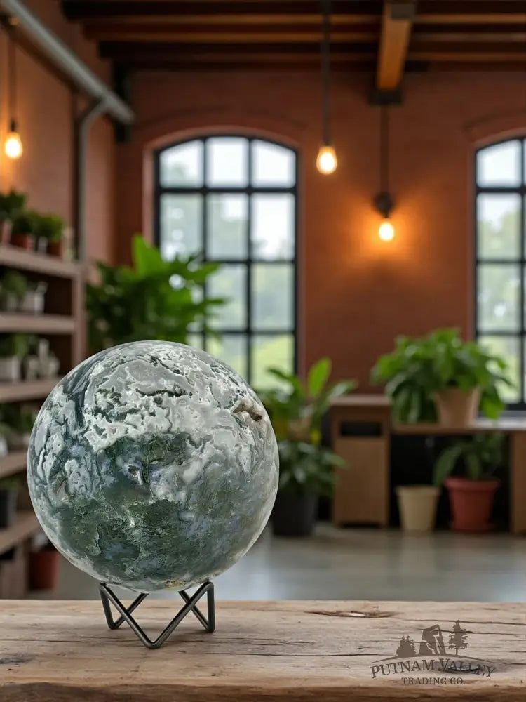 Moss Agate Sphere Sphere