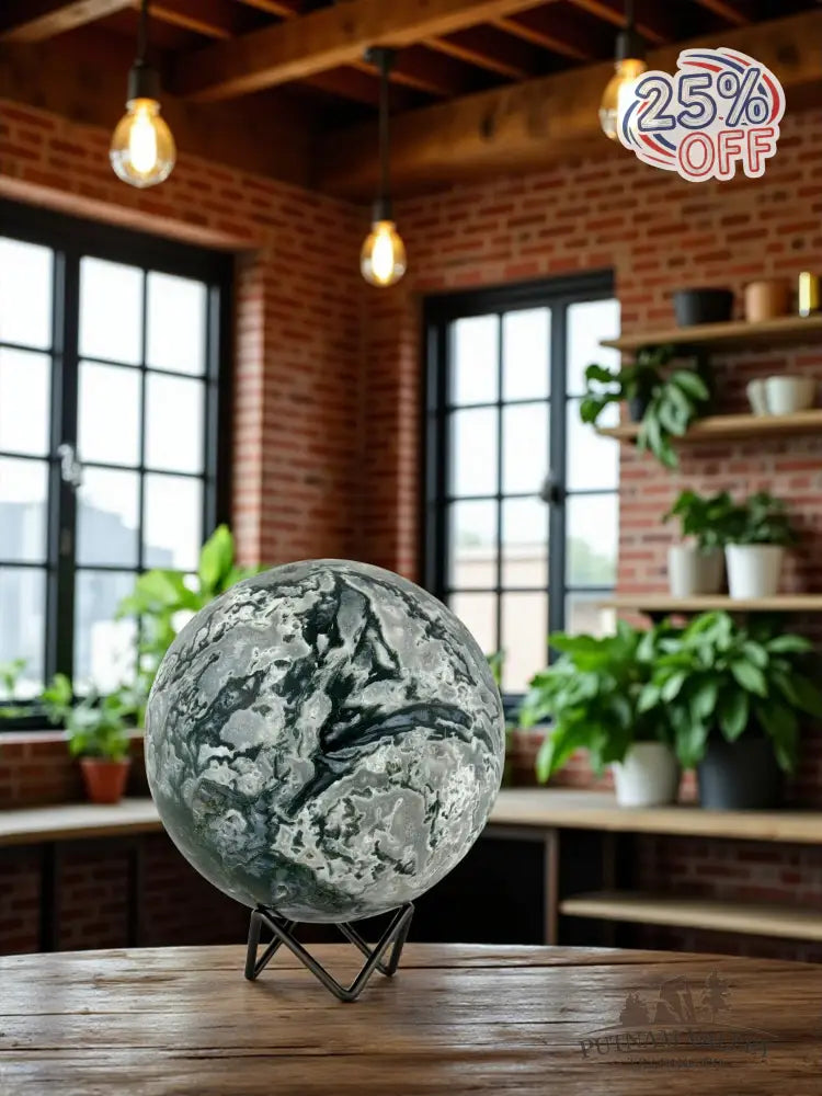 Moss Agate Sphere Sphere