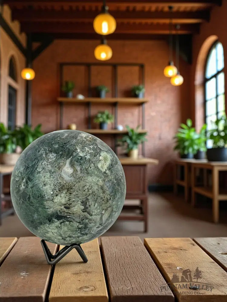 Moss Agate Sphere Sphere