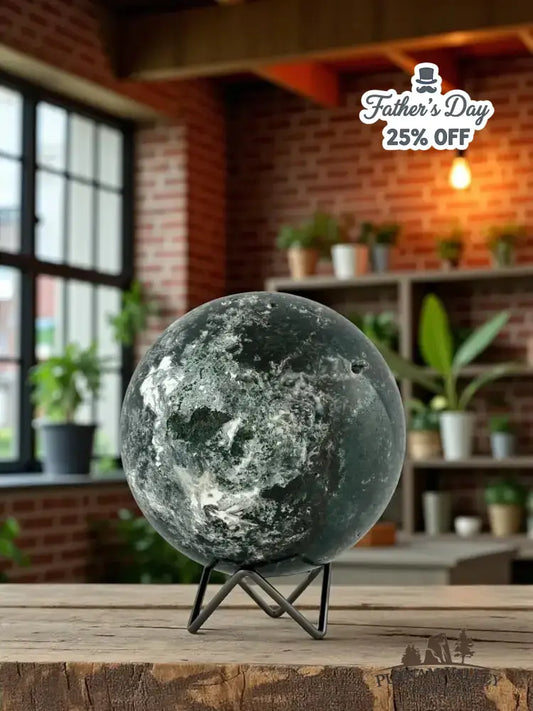 Green Moss Agate Sphere 5.3" - Putnam Valley Trading Co.